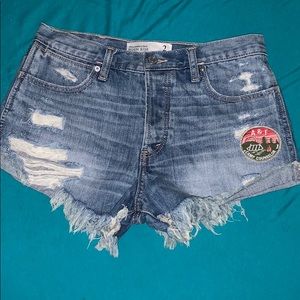Abercrombie and Fitch size 2 high waisted shorts